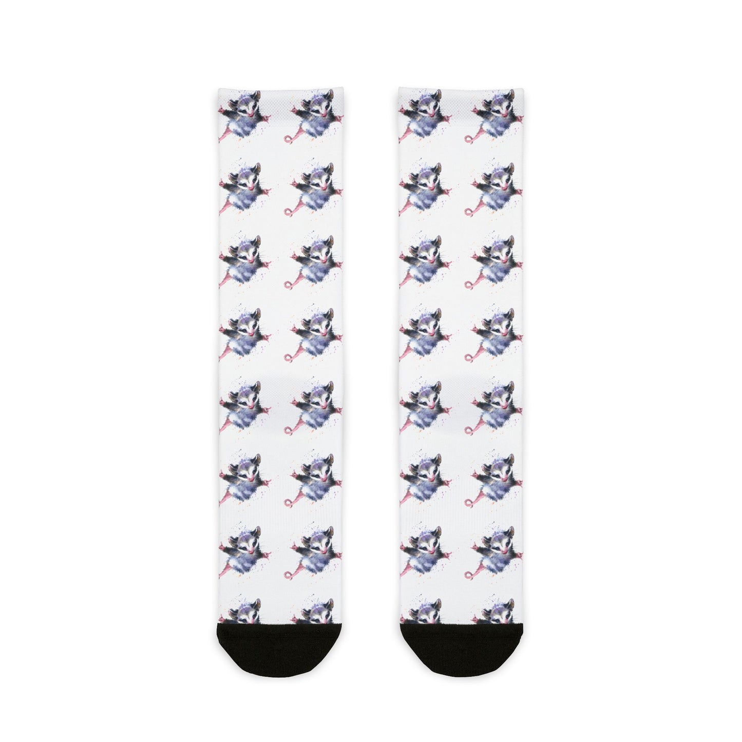 Socks - Fun Opossum Design