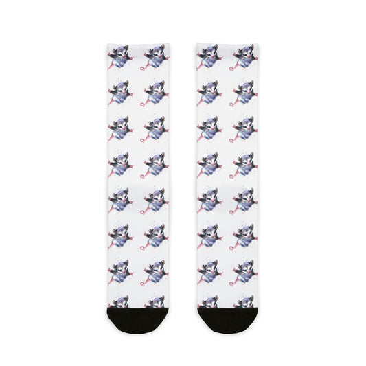 Socks - Fun Opossum Design