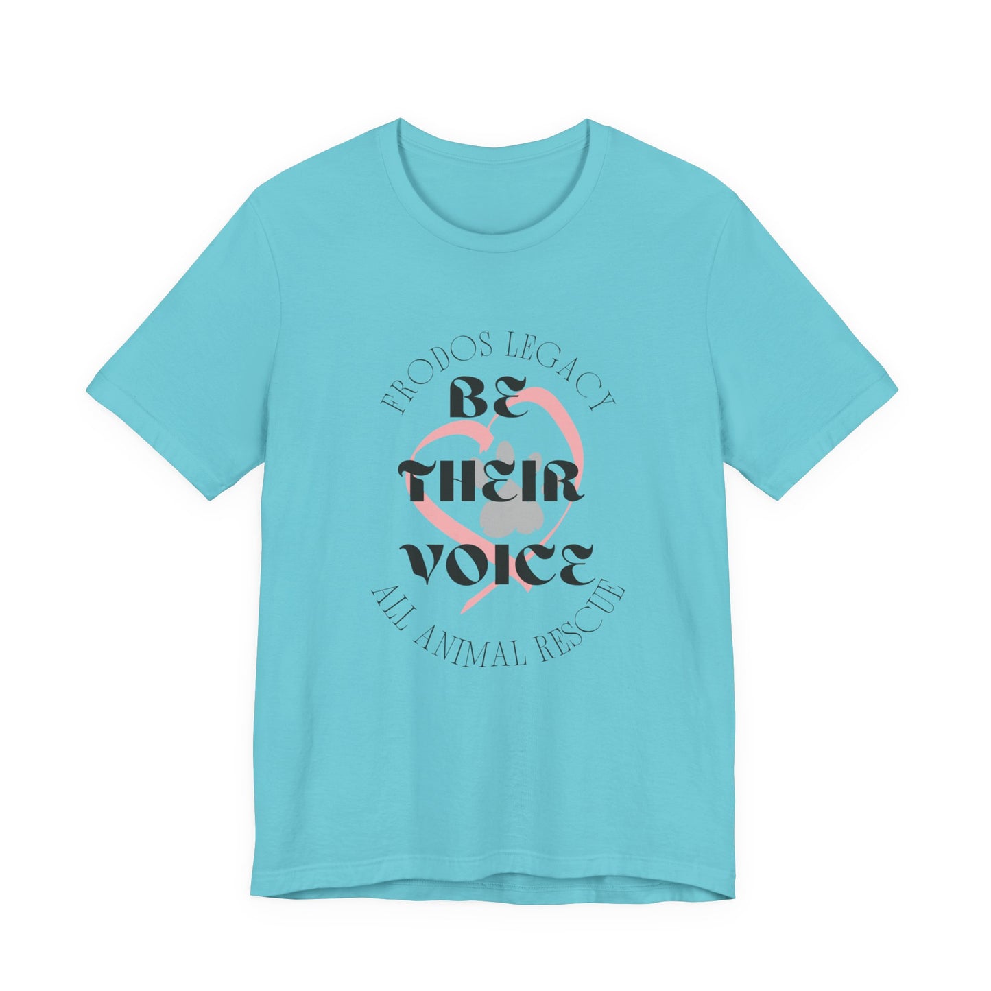 Unisex Animal Rescue Tee, Be Their Voice, Animal Welfare Shirt, Eco-Friendly Fashion, Thoughtful Gift for Animal Lovers
