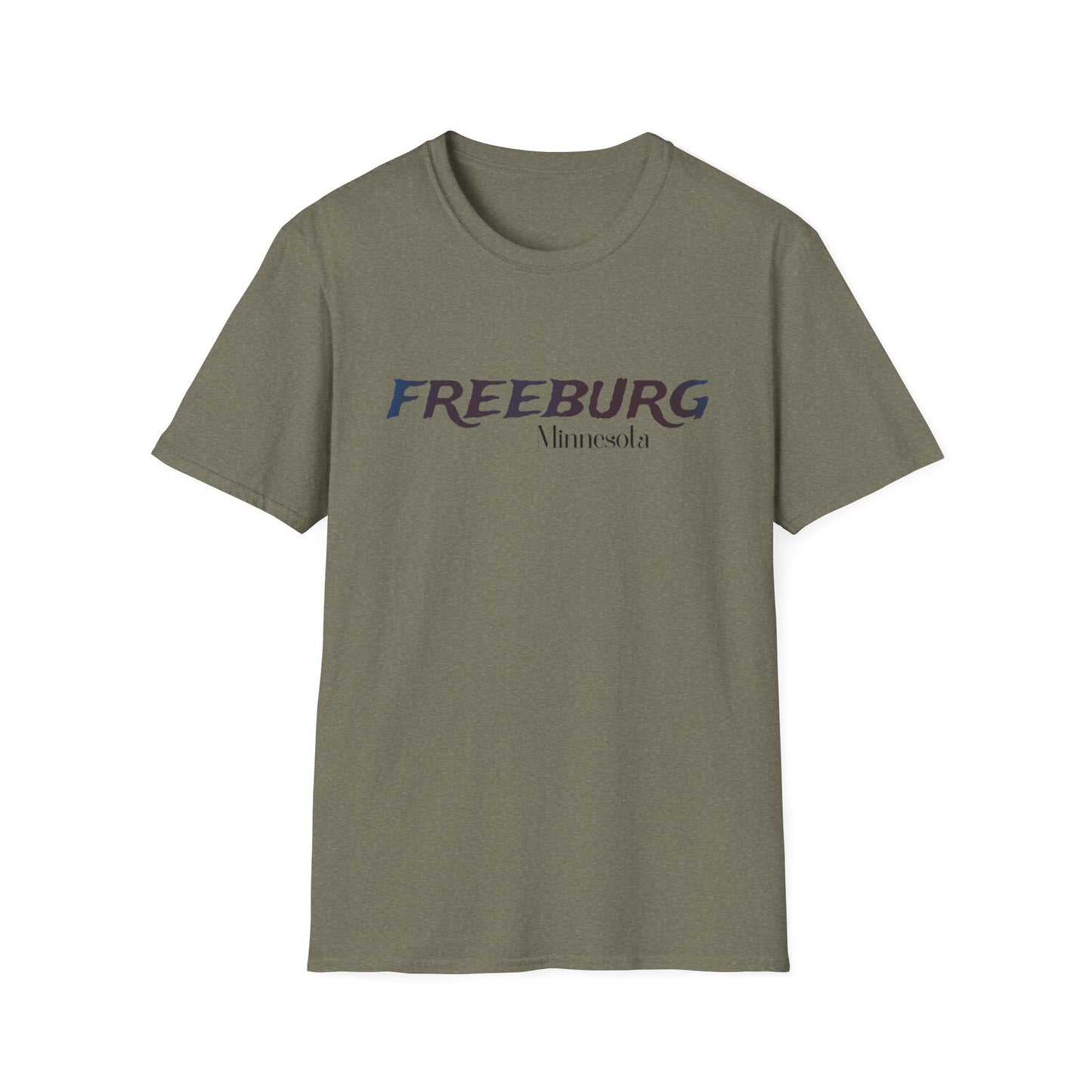 Freeburg Unisex Softstyle T-Shirt | Casual Wear, Graphic Tee, Gift for Him & Her, Summer Outfit, Travel Shirt