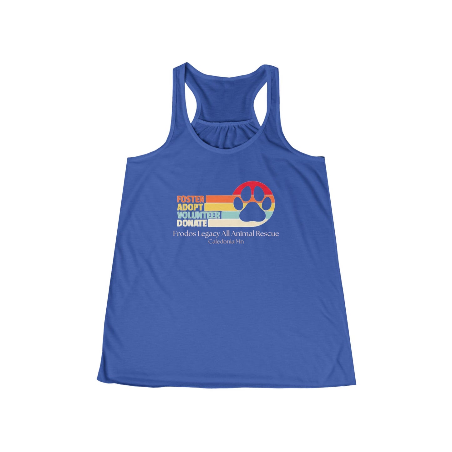 Foster Adopt Volunteer Racerback Tank, Animal Rescue Apparel, Gifts for Dog Lovers, Cute Summer Top, Support Animal Welfare