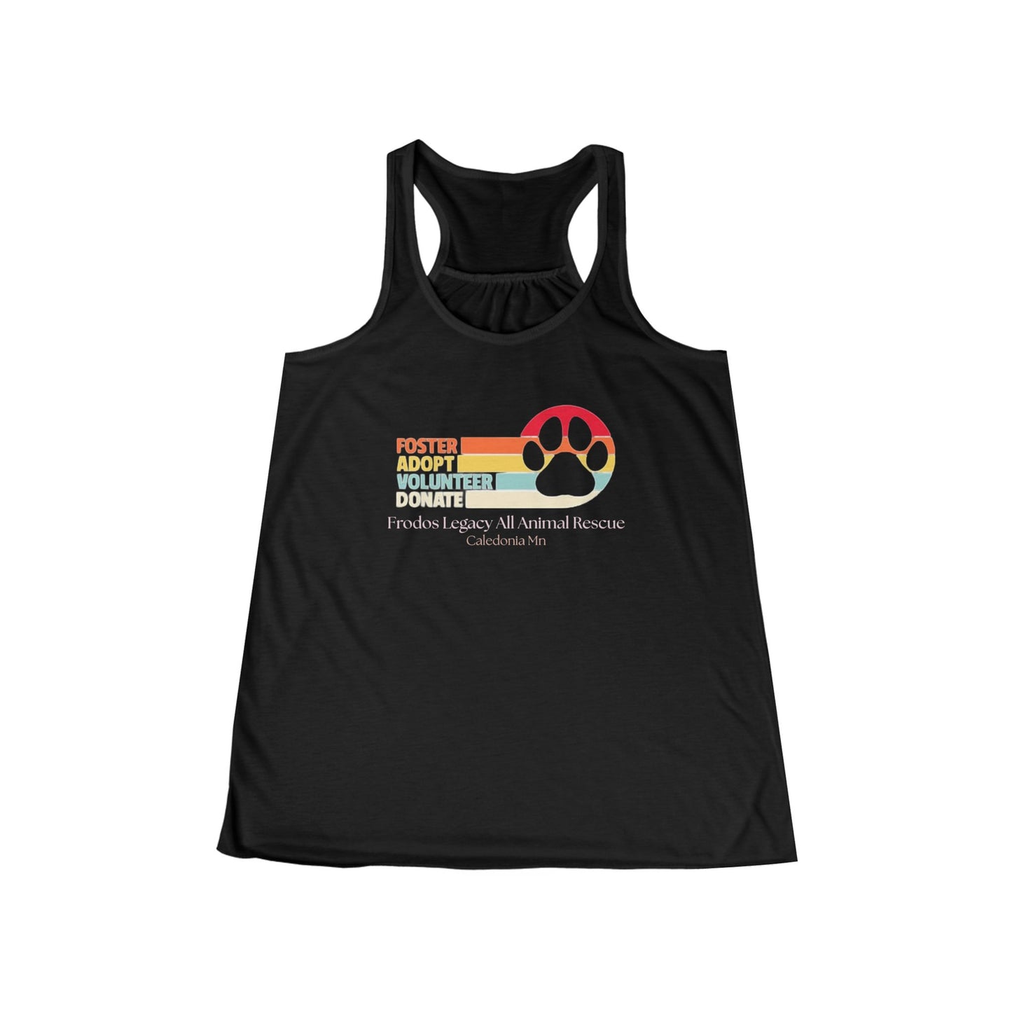 Foster Adopt Volunteer Racerback Tank, Animal Rescue Apparel, Gifts for Dog Lovers, Cute Summer Top, Support Animal Welfare