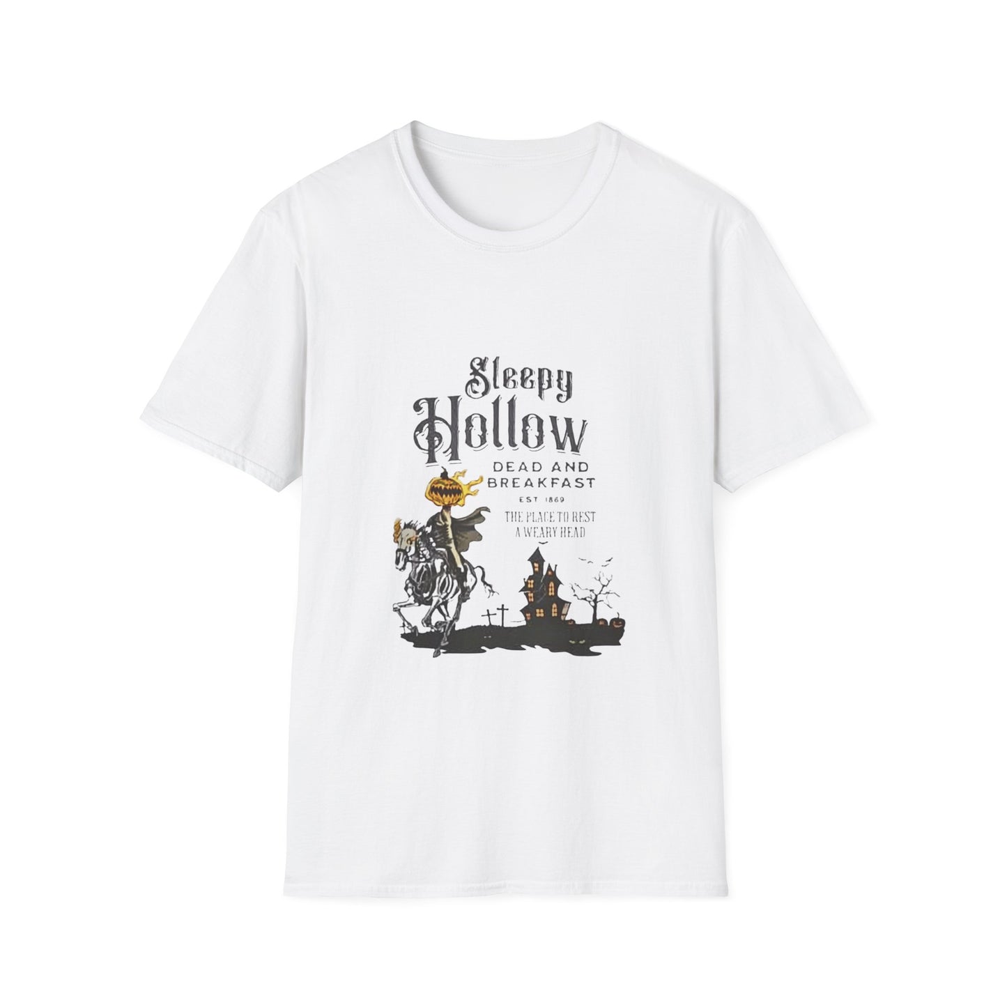 Sleepy Hollow Unisex T-Shirt, Halloween Shirt, Cozy Graphic Tee, Gift for Horror Lovers, Fall Fashion, Casual Wear
