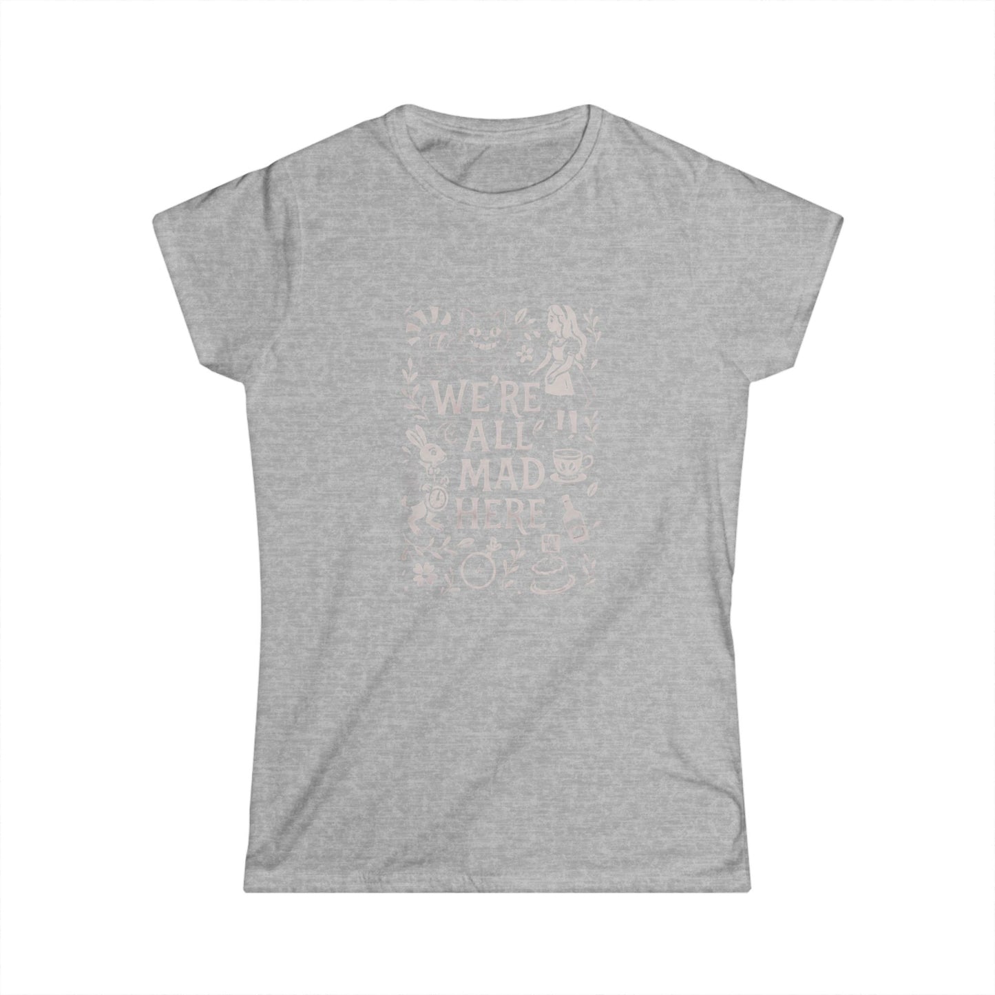 Women's Mad Hatter Tee - Whimsical Design, Perfect for Tea Parties, Casual Wear, Gifts for Alice in Wonderland Fans