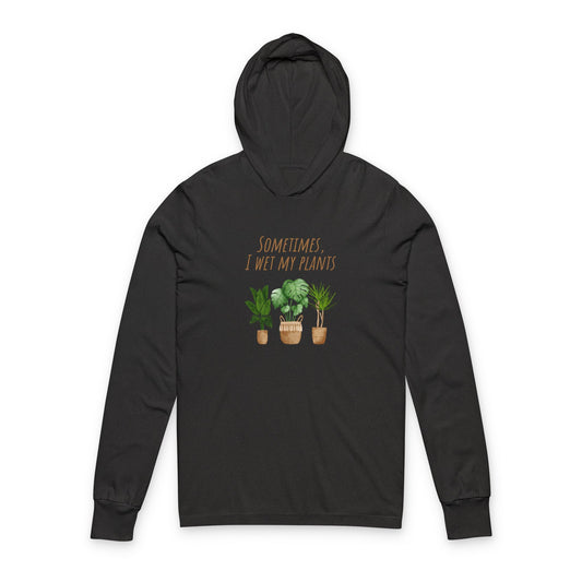 Plant Lover's Unisex Hooded Long Sleeve Tee, Perfect Gift for Gardeners, Cozy Everyday Wear, Plant Enthusiast Apparel, Sustainable Fashion