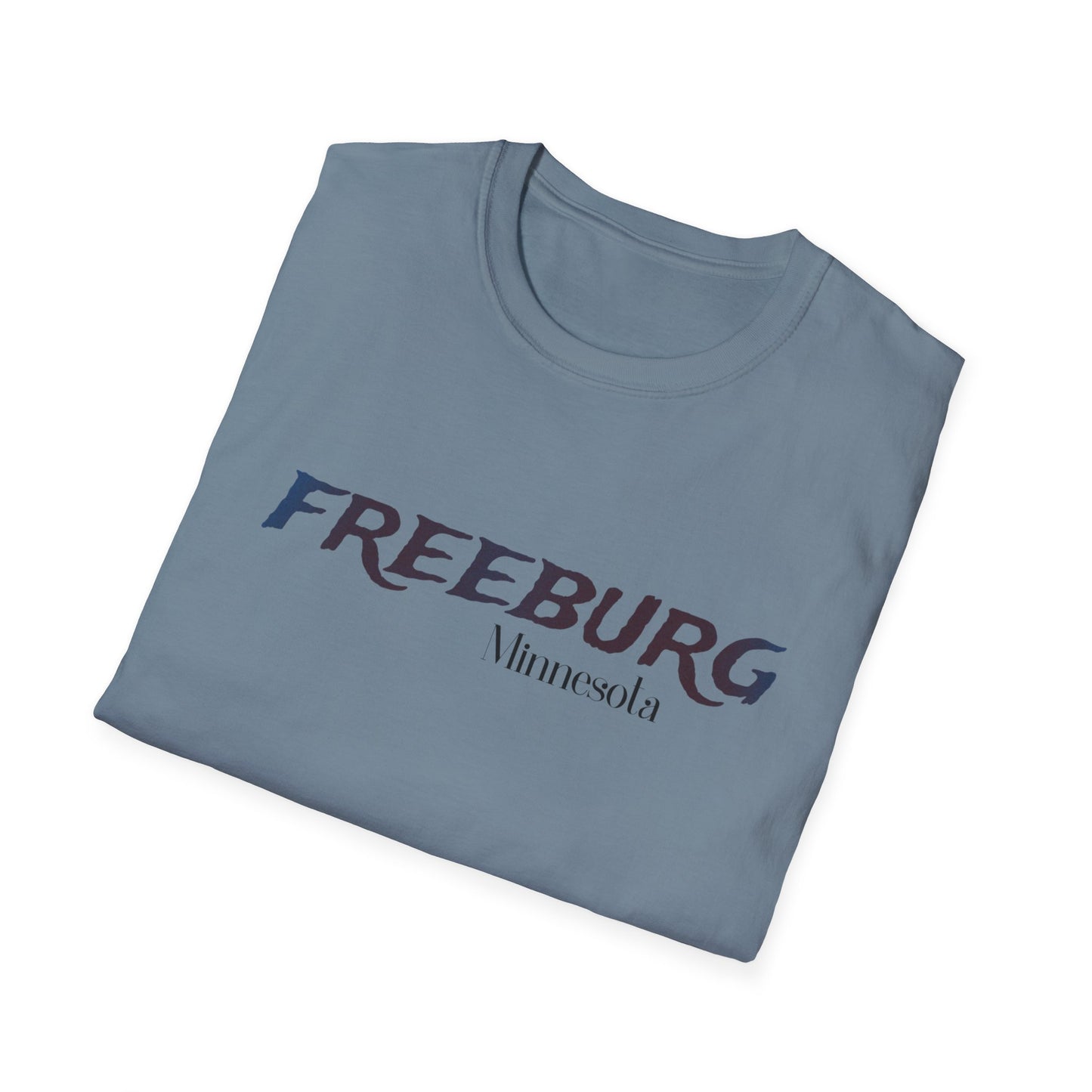 Freeburg Unisex Softstyle T-Shirt | Casual Wear, Graphic Tee, Gift for Him & Her, Summer Outfit, Travel Shirt