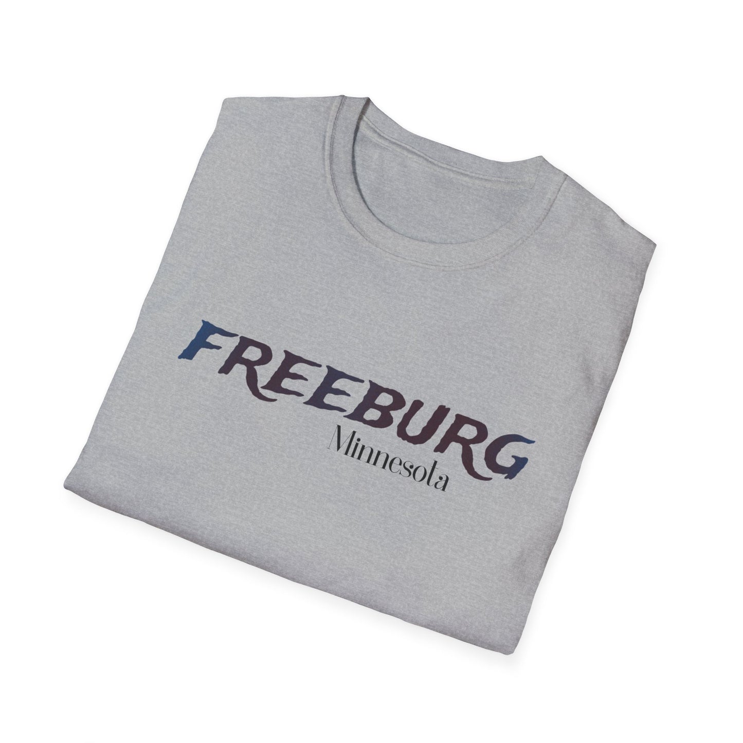 Freeburg Unisex Softstyle T-Shirt | Casual Wear, Graphic Tee, Gift for Him & Her, Summer Outfit, Travel Shirt
