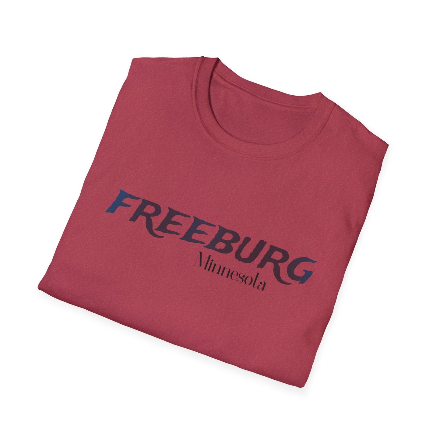 Freeburg Unisex Softstyle T-Shirt | Casual Wear, Graphic Tee, Gift for Him & Her, Summer Outfit, Travel Shirt