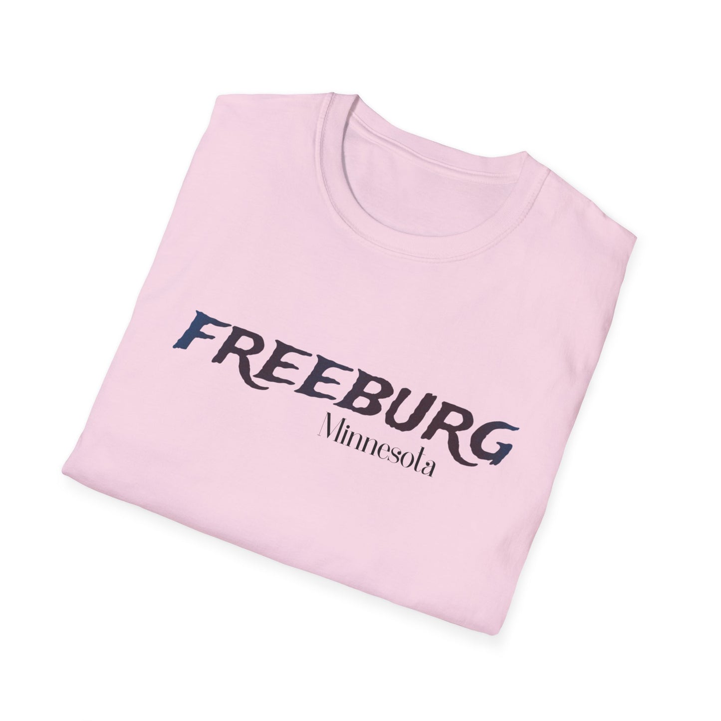 Freeburg Unisex Softstyle T-Shirt | Casual Wear, Graphic Tee, Gift for Him & Her, Summer Outfit, Travel Shirt